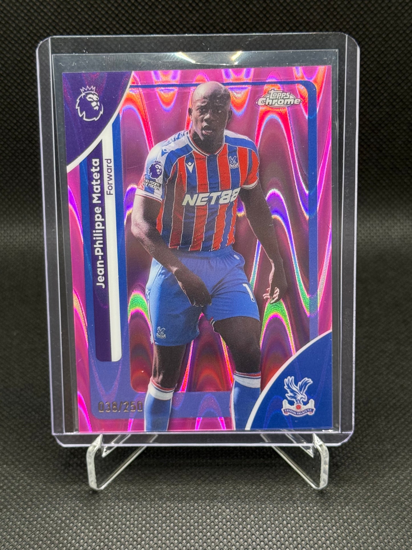 Jean-Philippe Mateta – Pink RayWave Refractor 038/250 – Topps Chrome