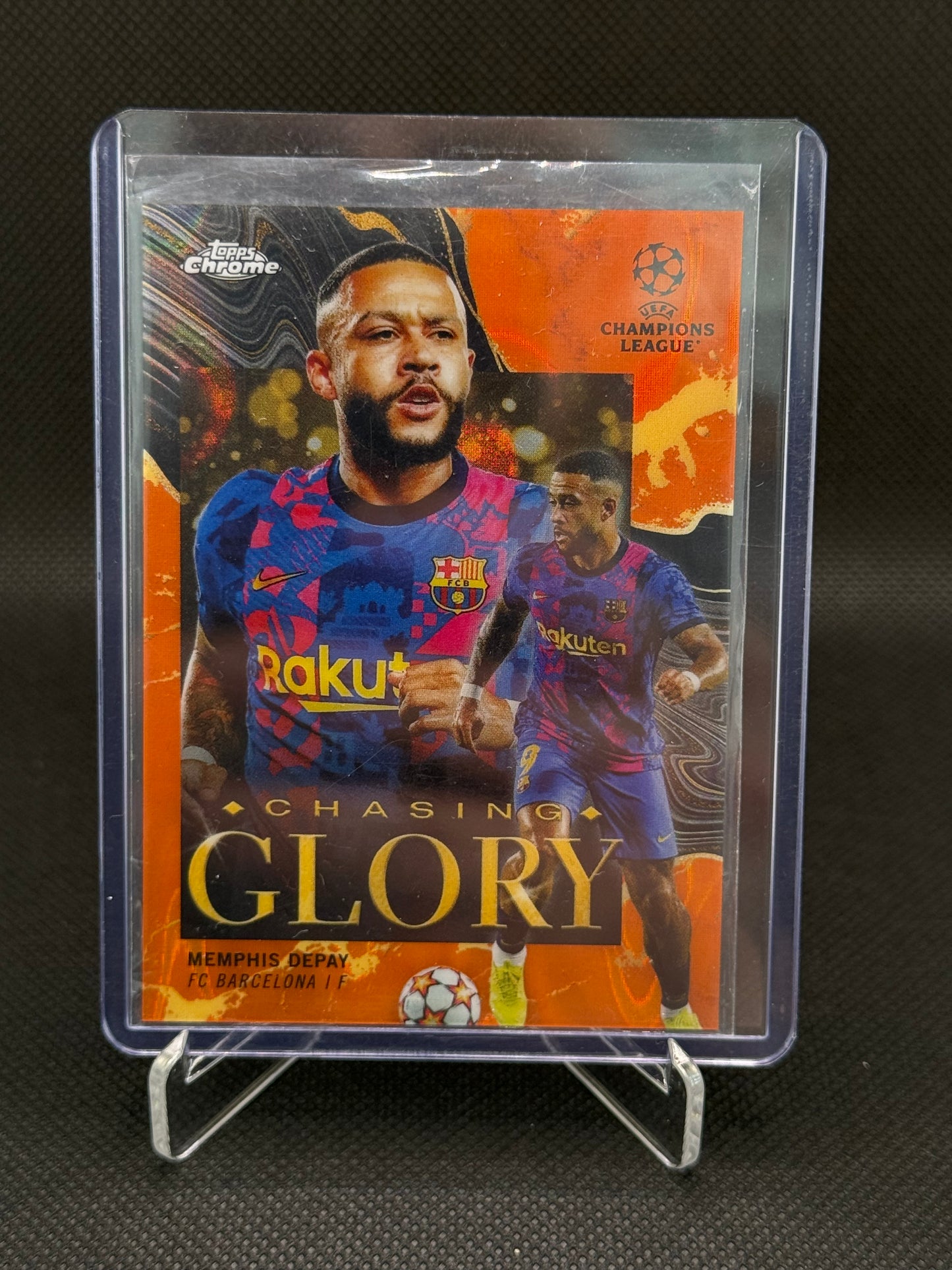 Memphis Depay – Chasing Glory Insert – Topps Chrome UCL