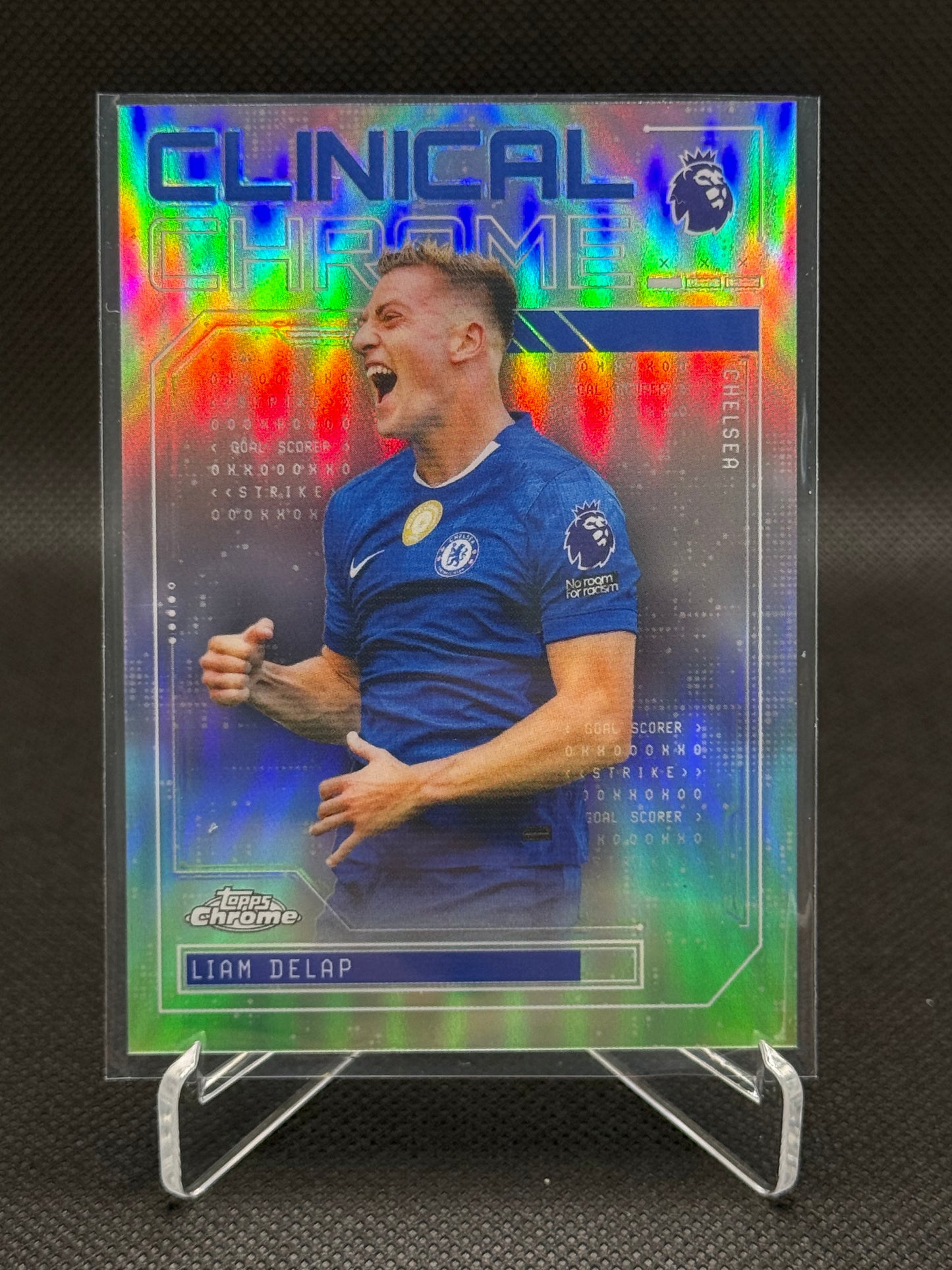 Liam Delap – Clinical Chrome Insert – Topps Chrome