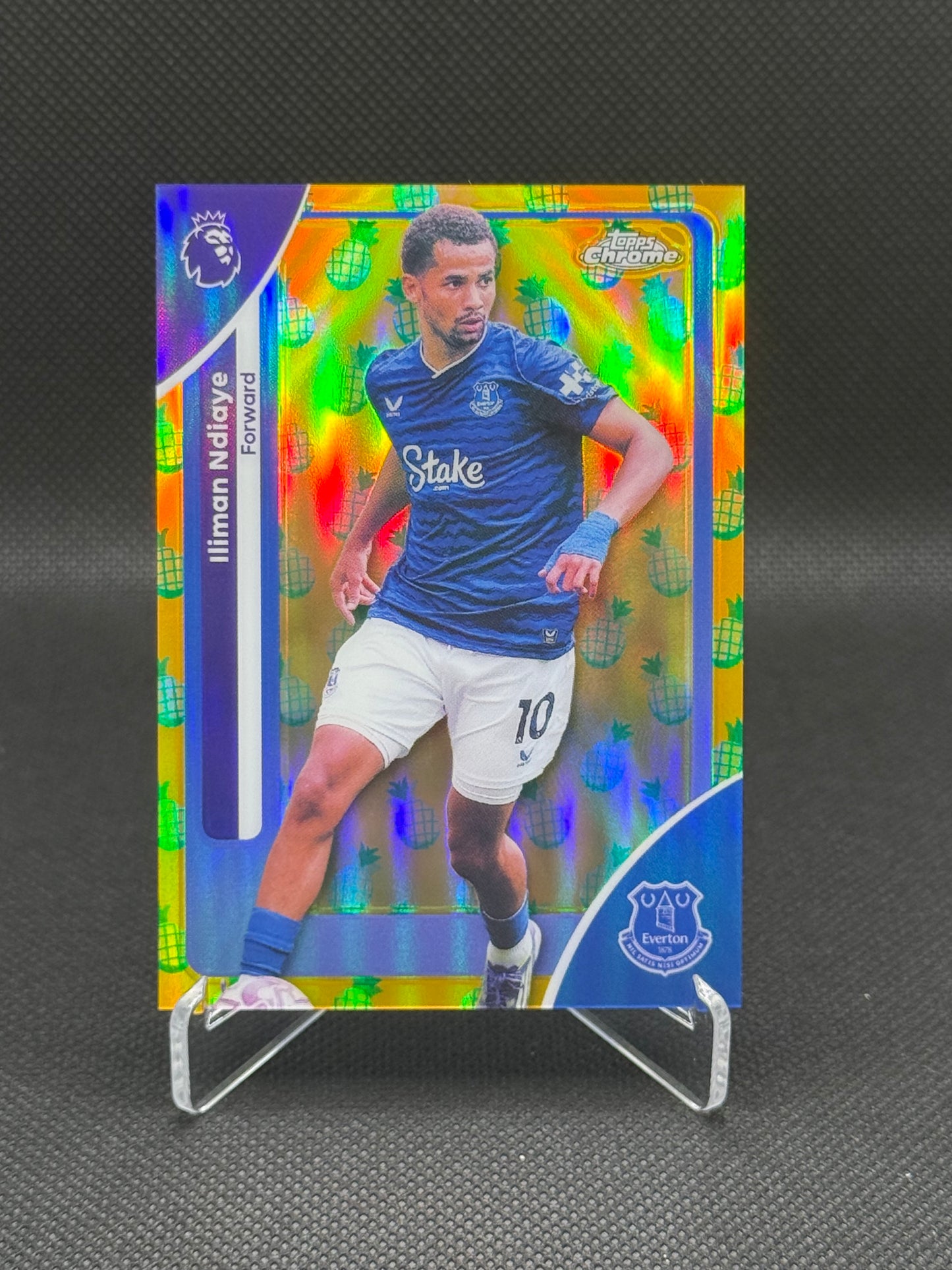 Iliman Ndiaye – Pineapple Blast Insert – Topps Chrome