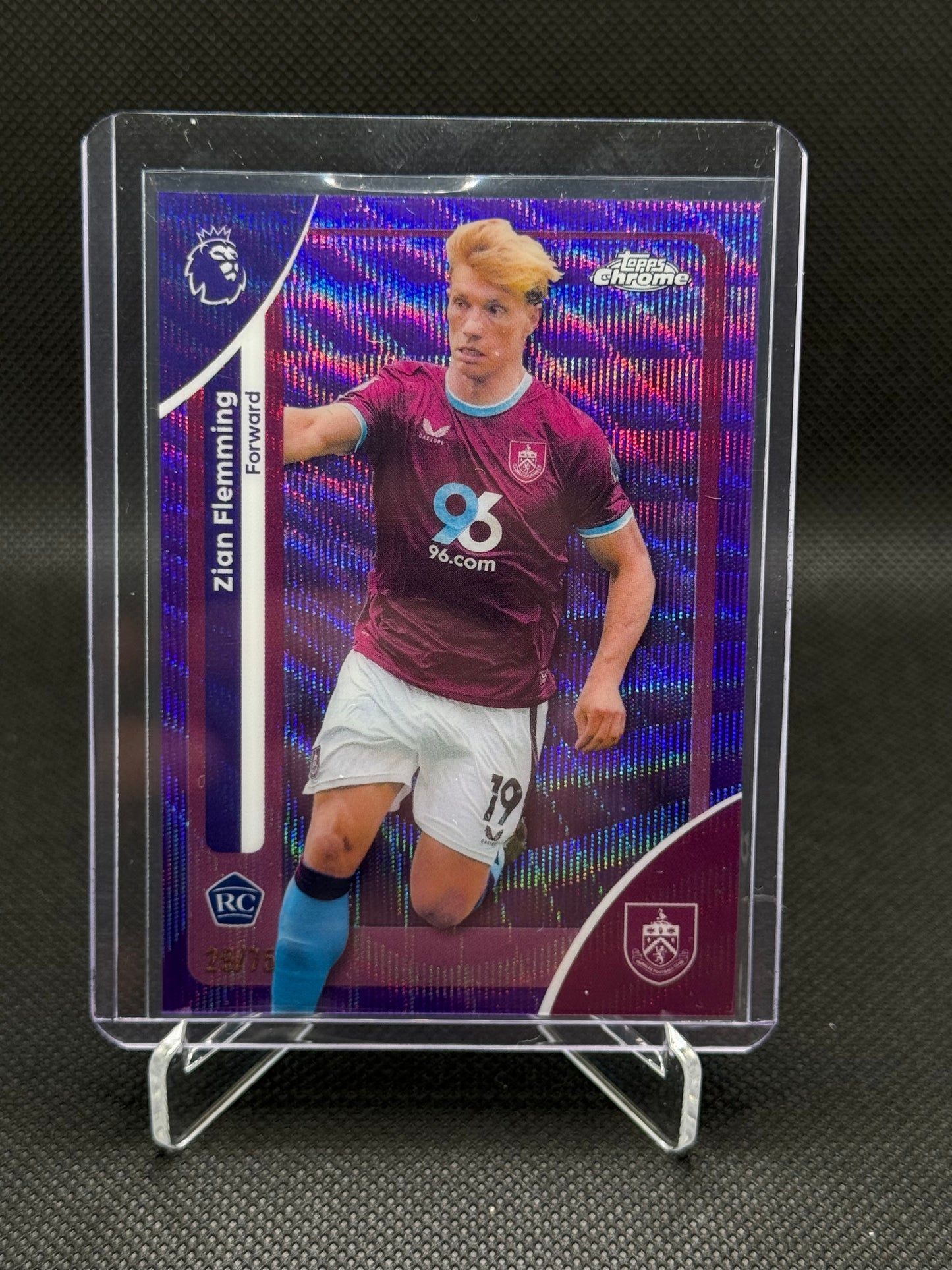 Zian Flemming – Topps Chrome Purple Refractor 029/075 – RC
