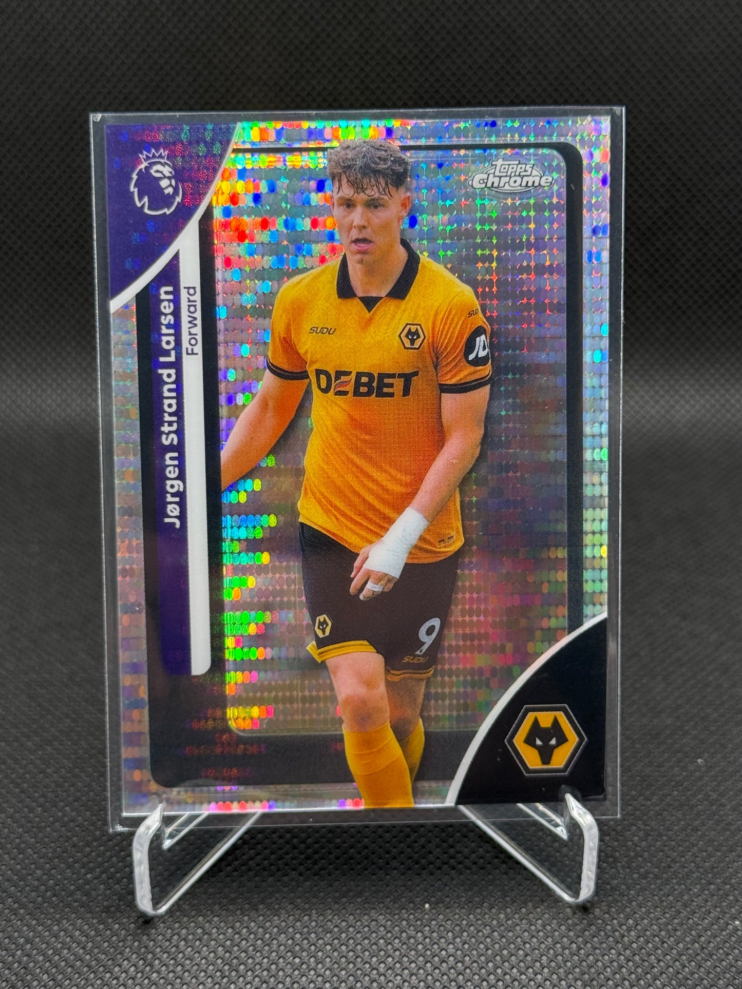 Jørgen Strand Larsen – Topps Chrome Refractor