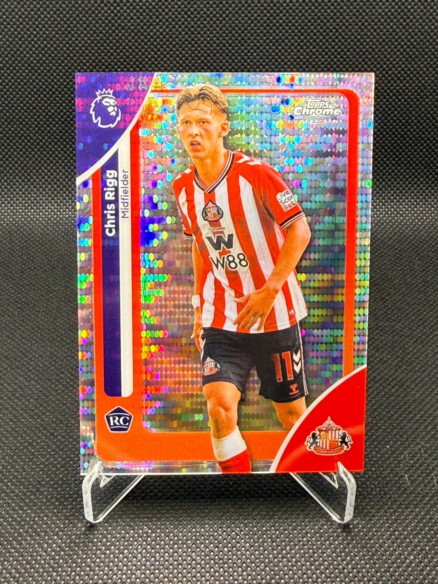 Chris Rigg – Topps Chrome Refractor – RC