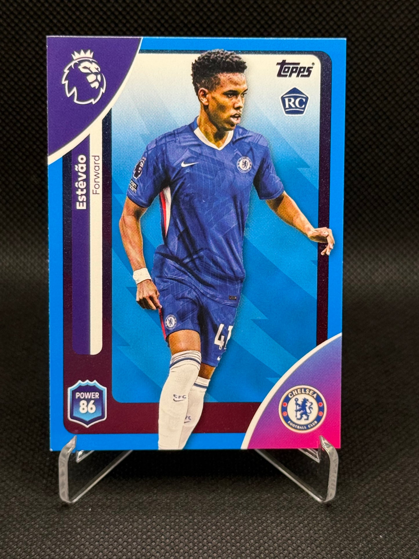 Estevão – Blue Parallel Rookie – RC - Topps Premier League Debut