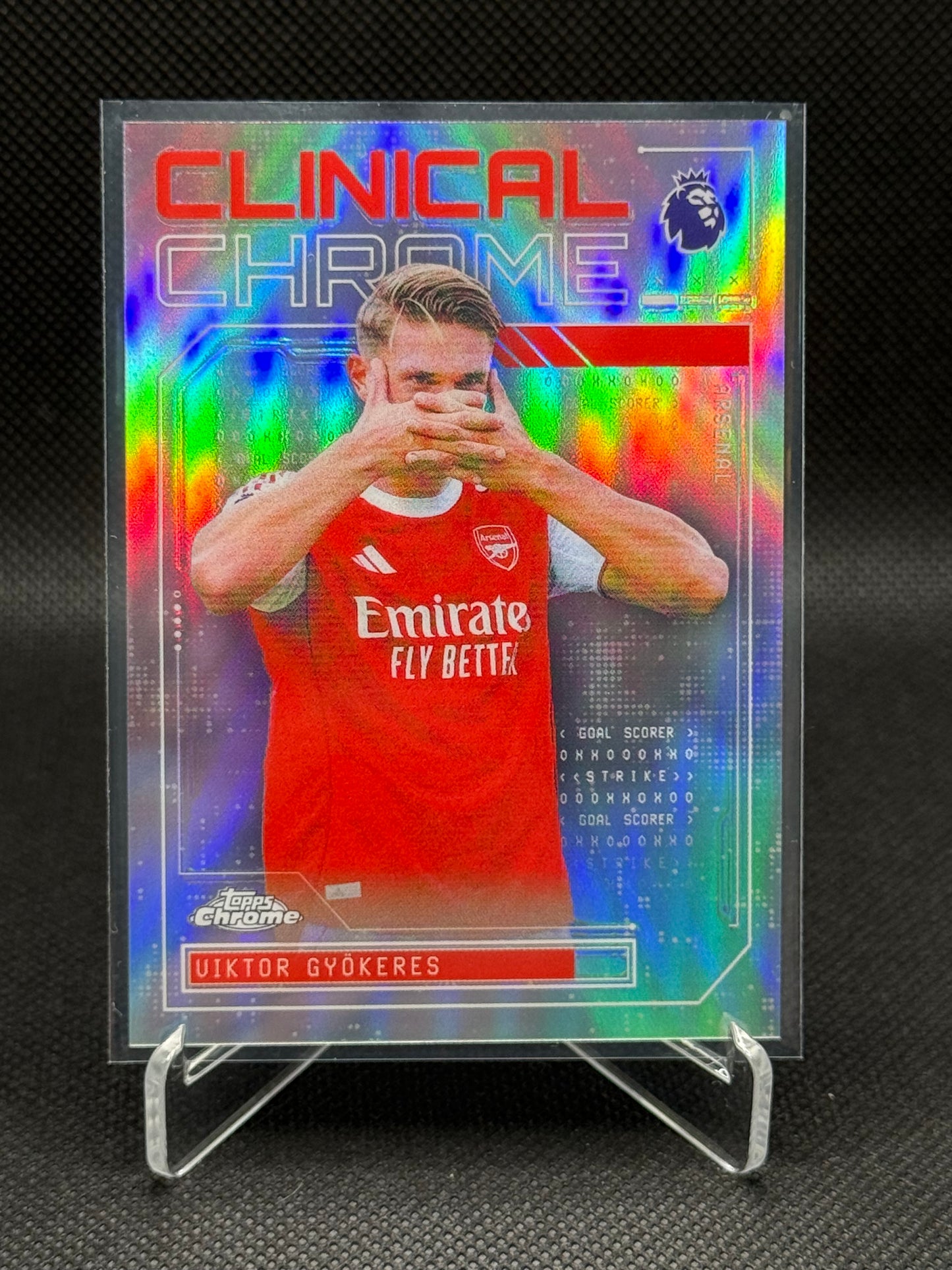 Viktor Gyökeres – Clinical Chrome Insert – Topps Chrome