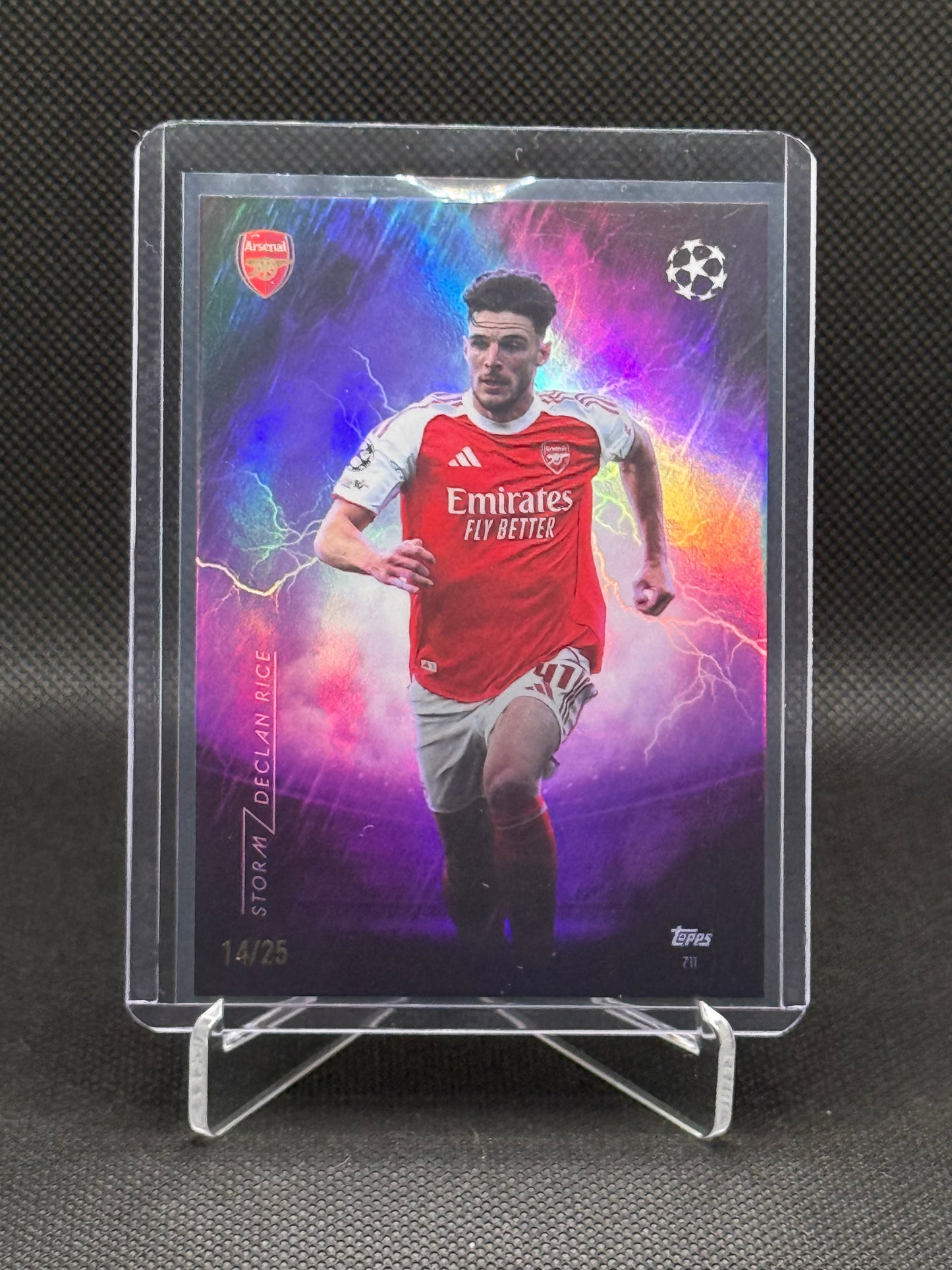 Declan Rice – Storm Insert 14/25 – Topps Total Football