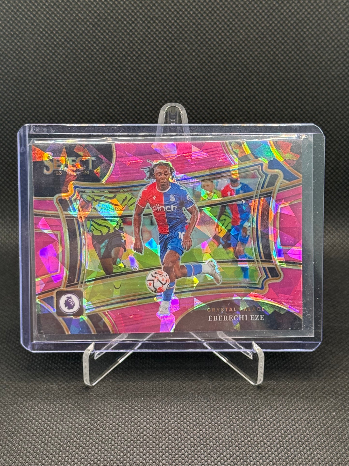 Eberechi Eze – Pink Cracked Ice Field Level – Panini Select