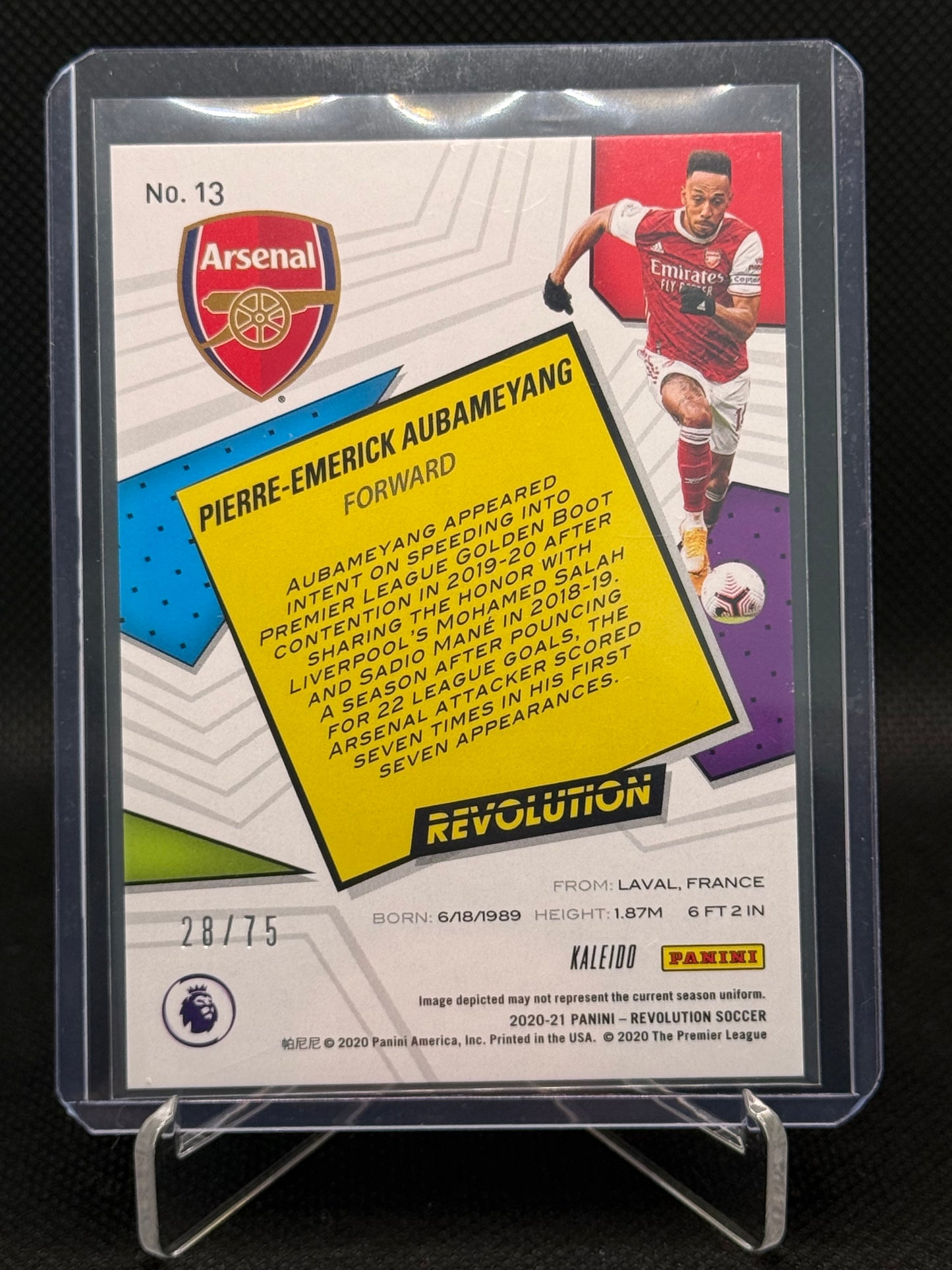 Pierre-Emerick Aubameyang – Panini Revolution 28/75