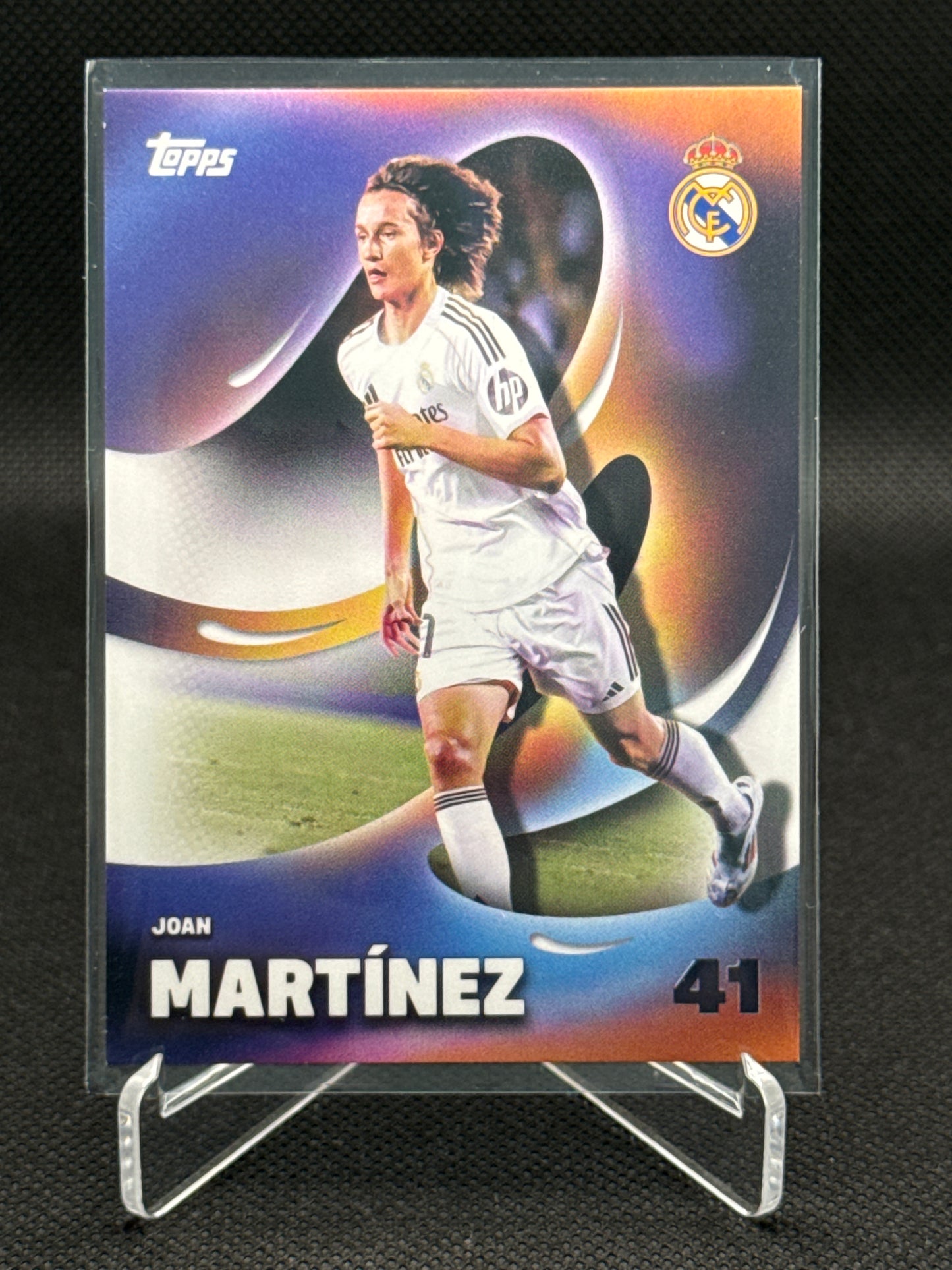 Joan Martínez – Aqua Insert – Topps Real Madrid