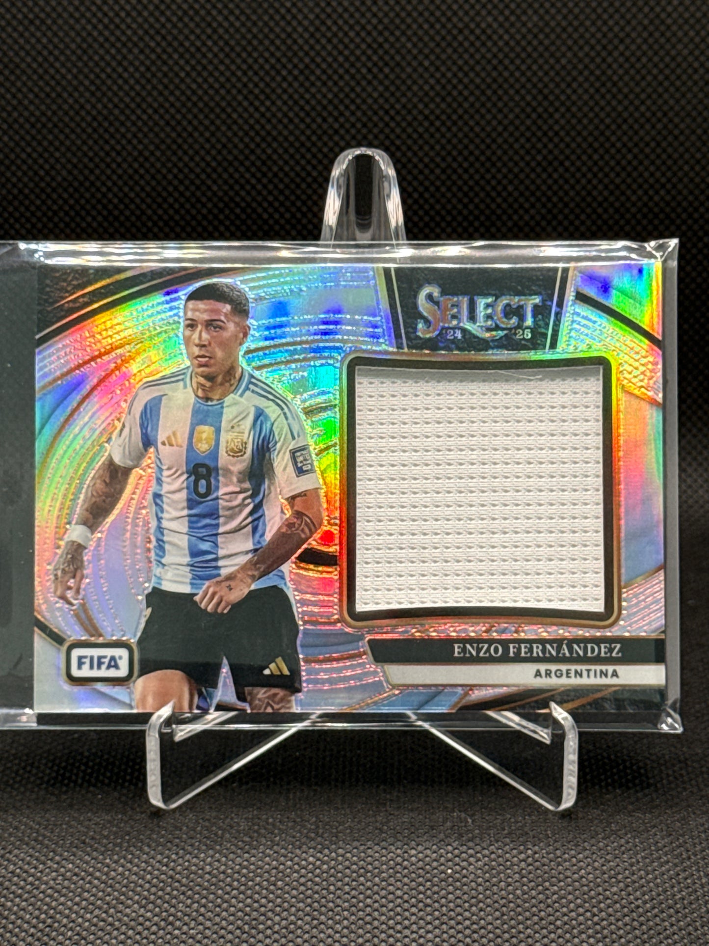 Enzo Fernández – Patch Card – Panini Prizm Select