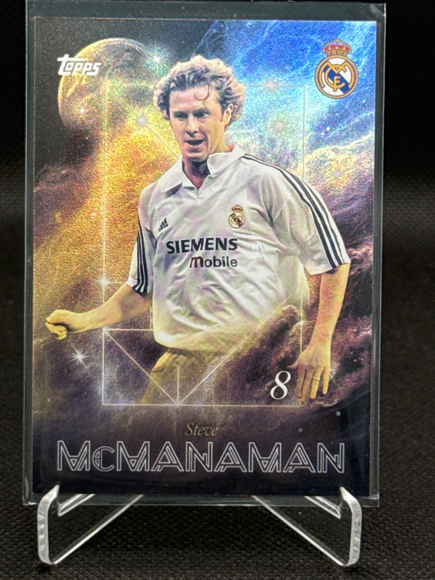 Steve McManaman – Intergaláctico Insert – 2025/26 Topps Real Madrid