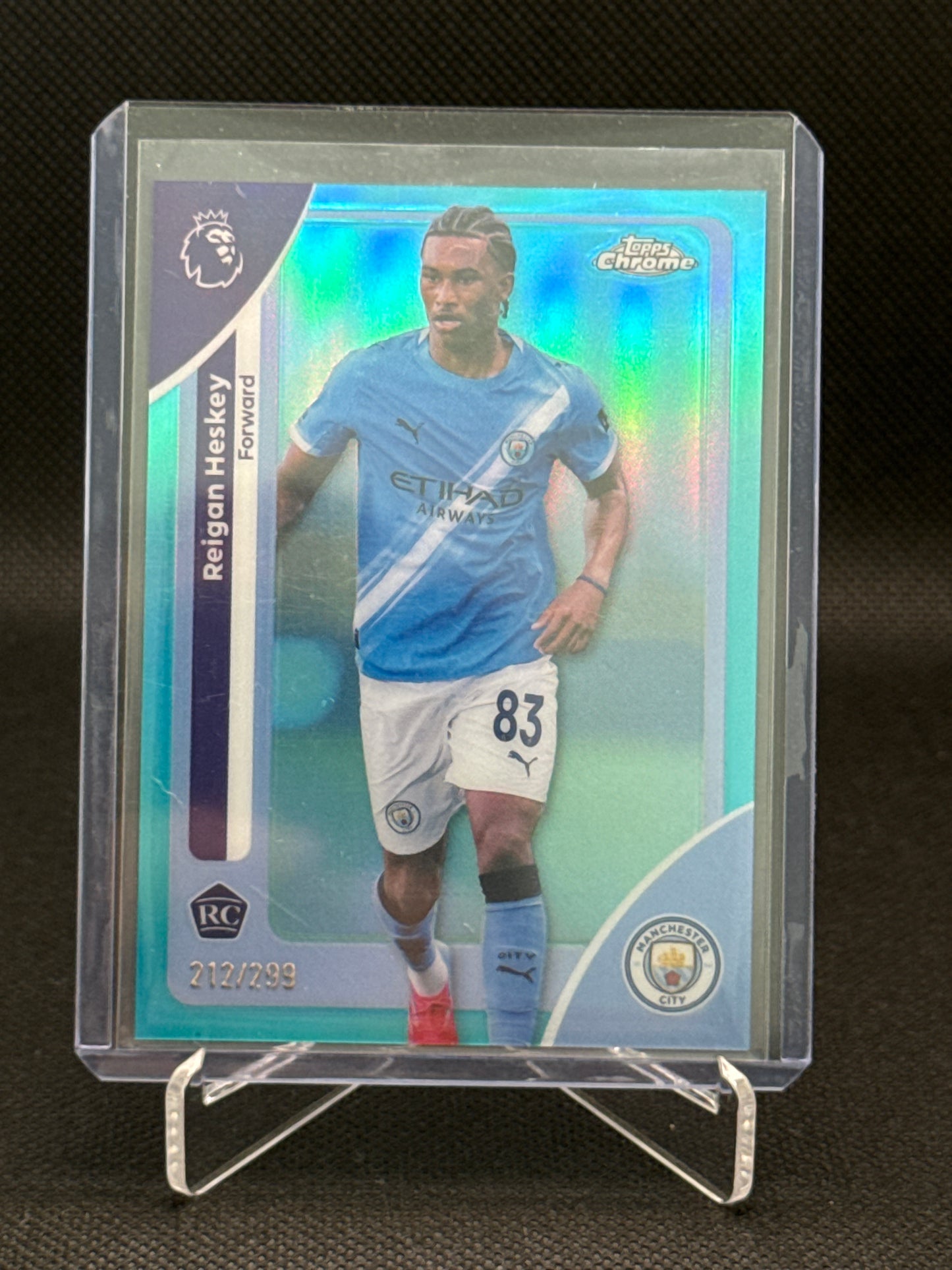Reigan Heskey – RC - 212/299 – Topps Chrome
