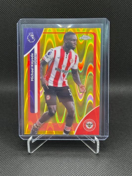 Michael Kayode – Topps Chrome Gold RayWave Refractor /275
