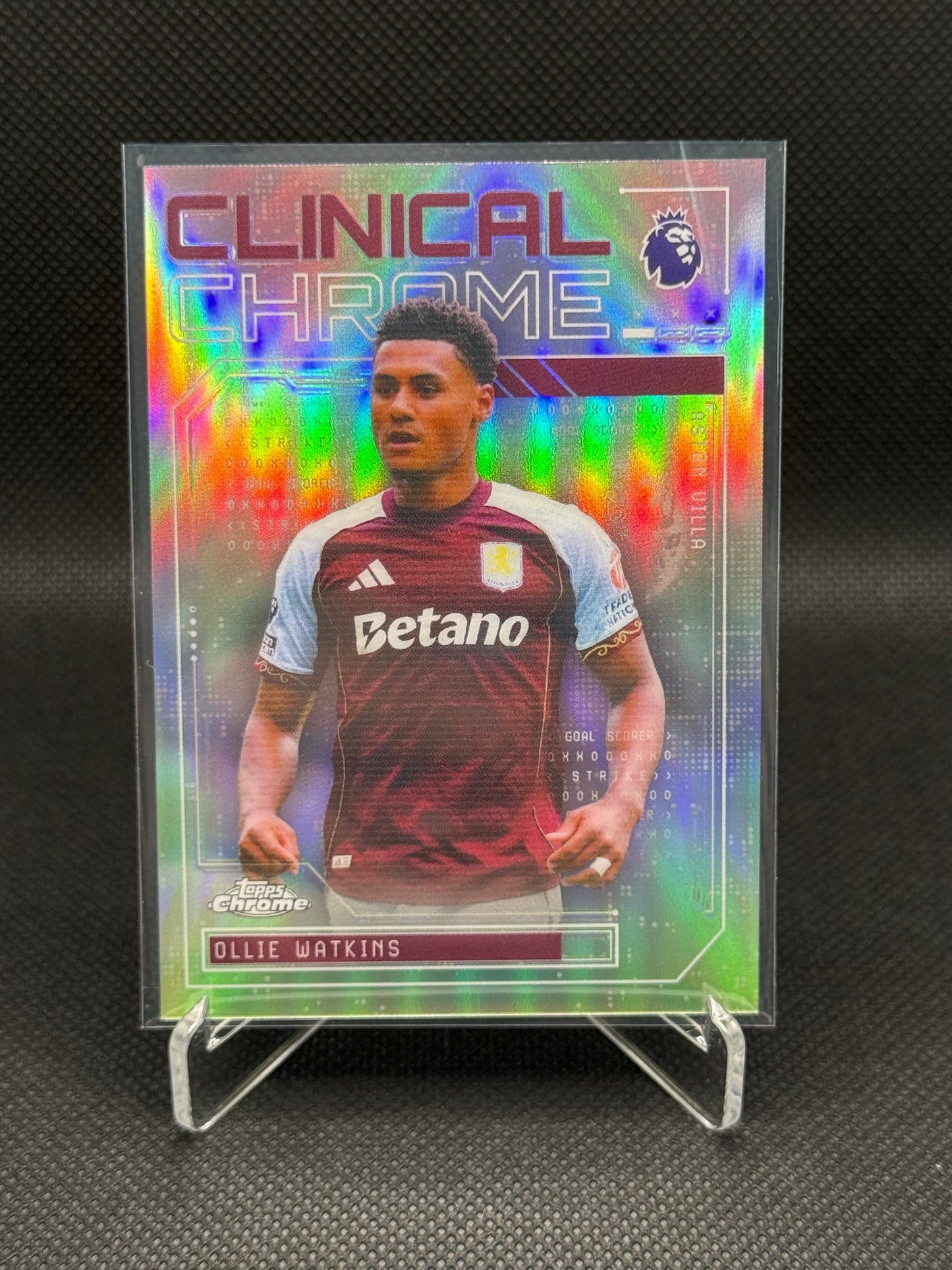 Ollie Watkins – Clinical Chrome Insert – Topps Chrome