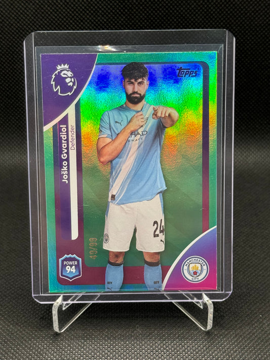 Joško Gvardiol – Green Parallel 049/099 – Topps Premier League Debut