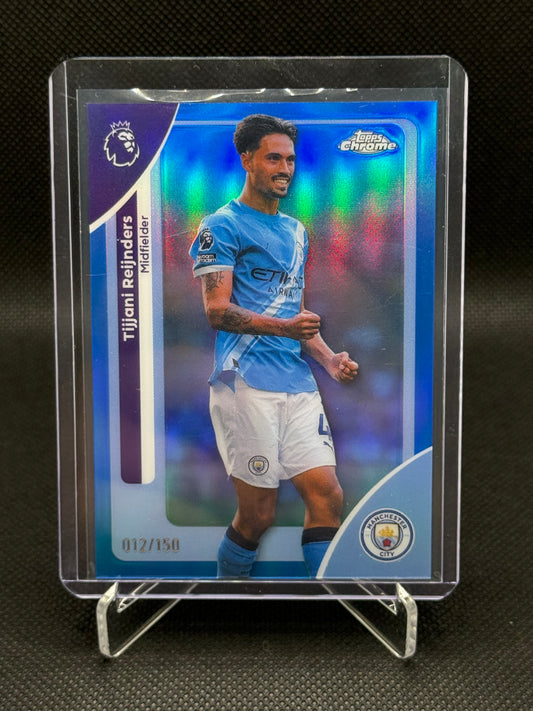 Tijjani Reijnders – Topps Chrome Blue Refractor 012/150