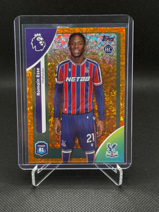 Romain Esse – Orange Speckle Rookie 01/25 – Topps Premier League Debut