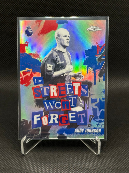 Andy Johnson – The Streets Won’t Forget Insert – Topps