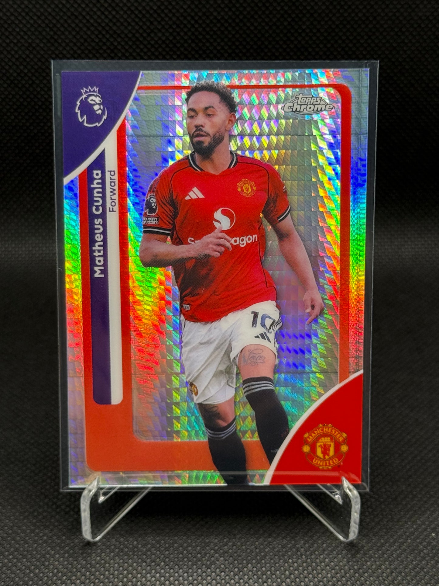 Matheus Cunha – Topps Chrome Prism Refractor