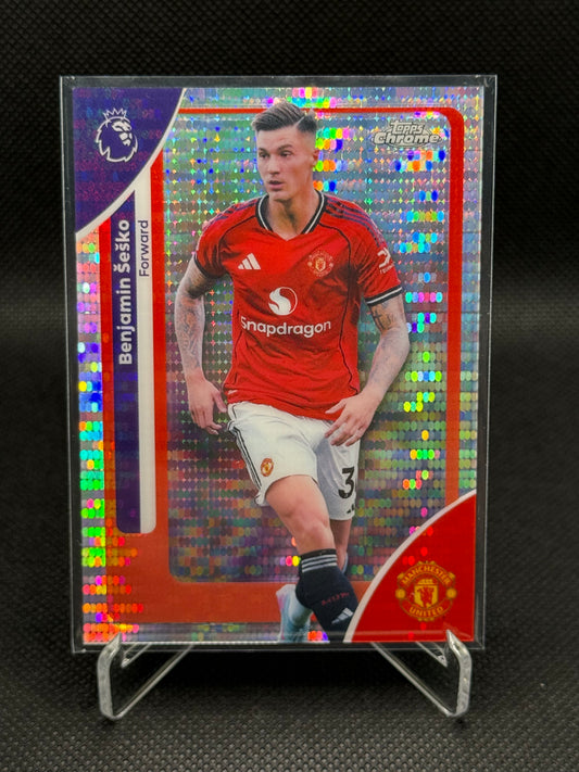 Benjamin Šeško – Topps Chrome Refractor