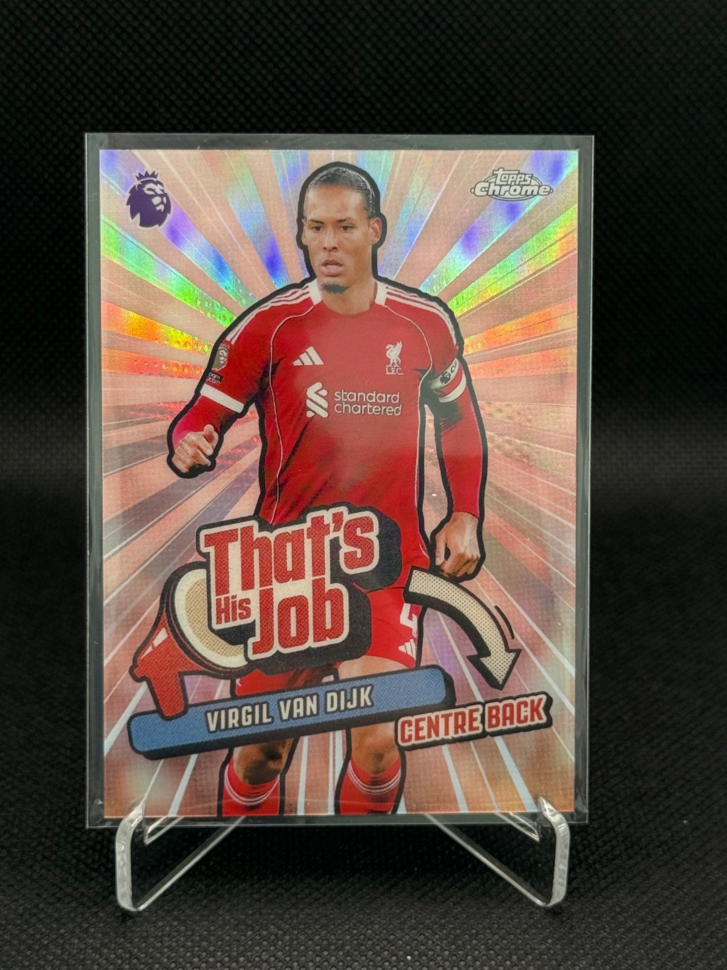 Virgil van Dijk – That’s His Job Insert – Topps Chrome