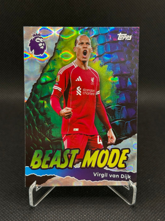 Virgil van Dijk – Beast Mode Insert – Topps Premier League Debut
