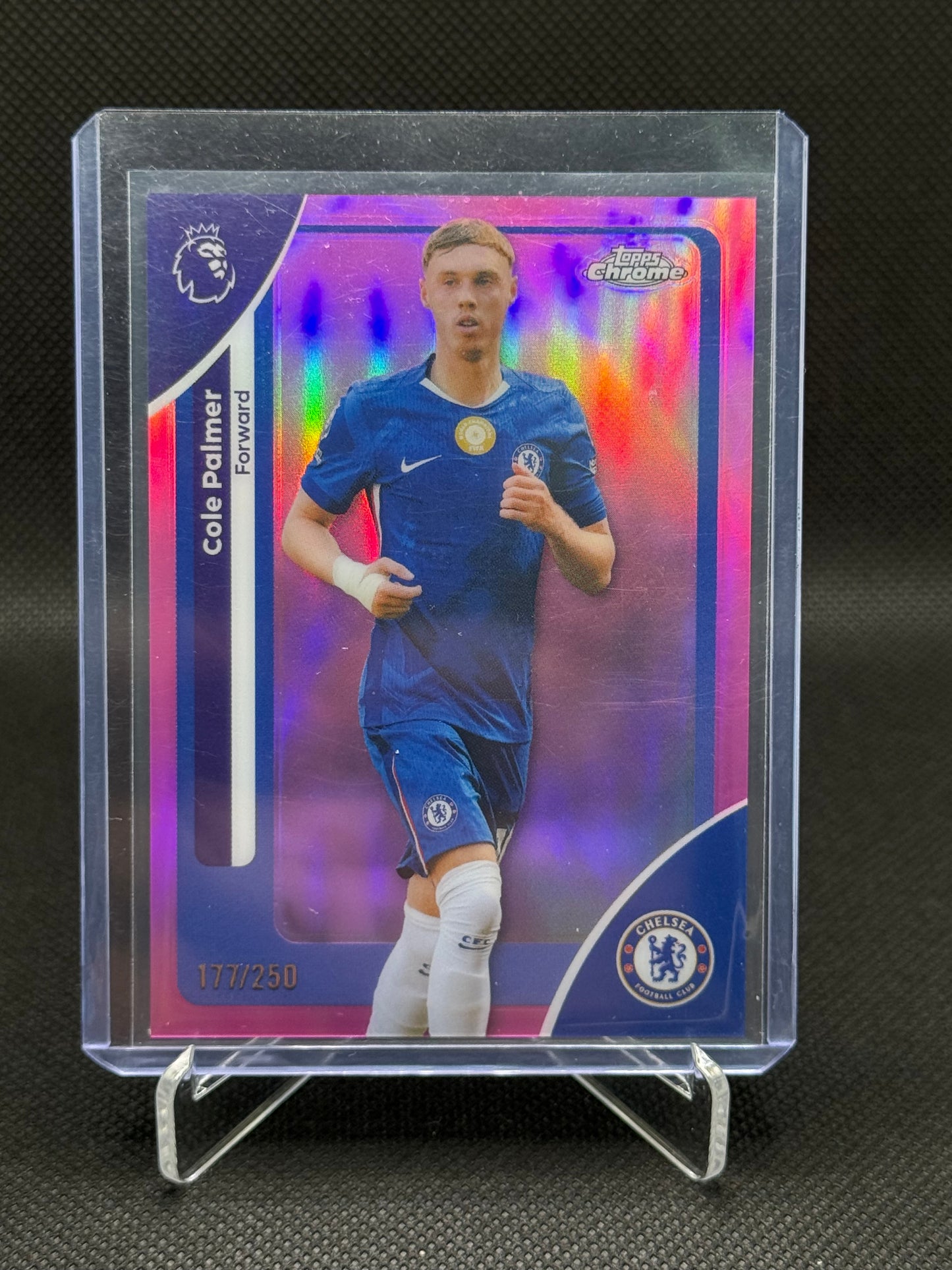 Cole Palmer – Topps Chrome Pink Refractor 177/250