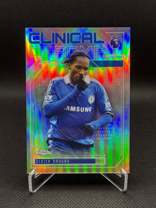 Didier Drogba – Clinical Chrome Insert – Topps Chrome