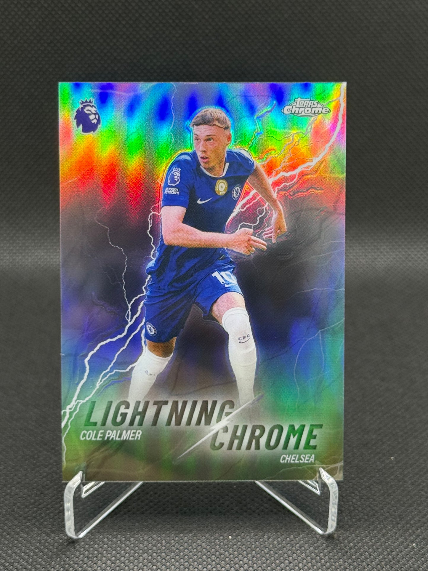 Cole Palmer – Lightning Chrome Insert – Topps Chrome