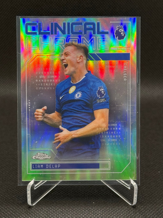 Liam Delap – Clinical Chrome Insert – Topps Chrome