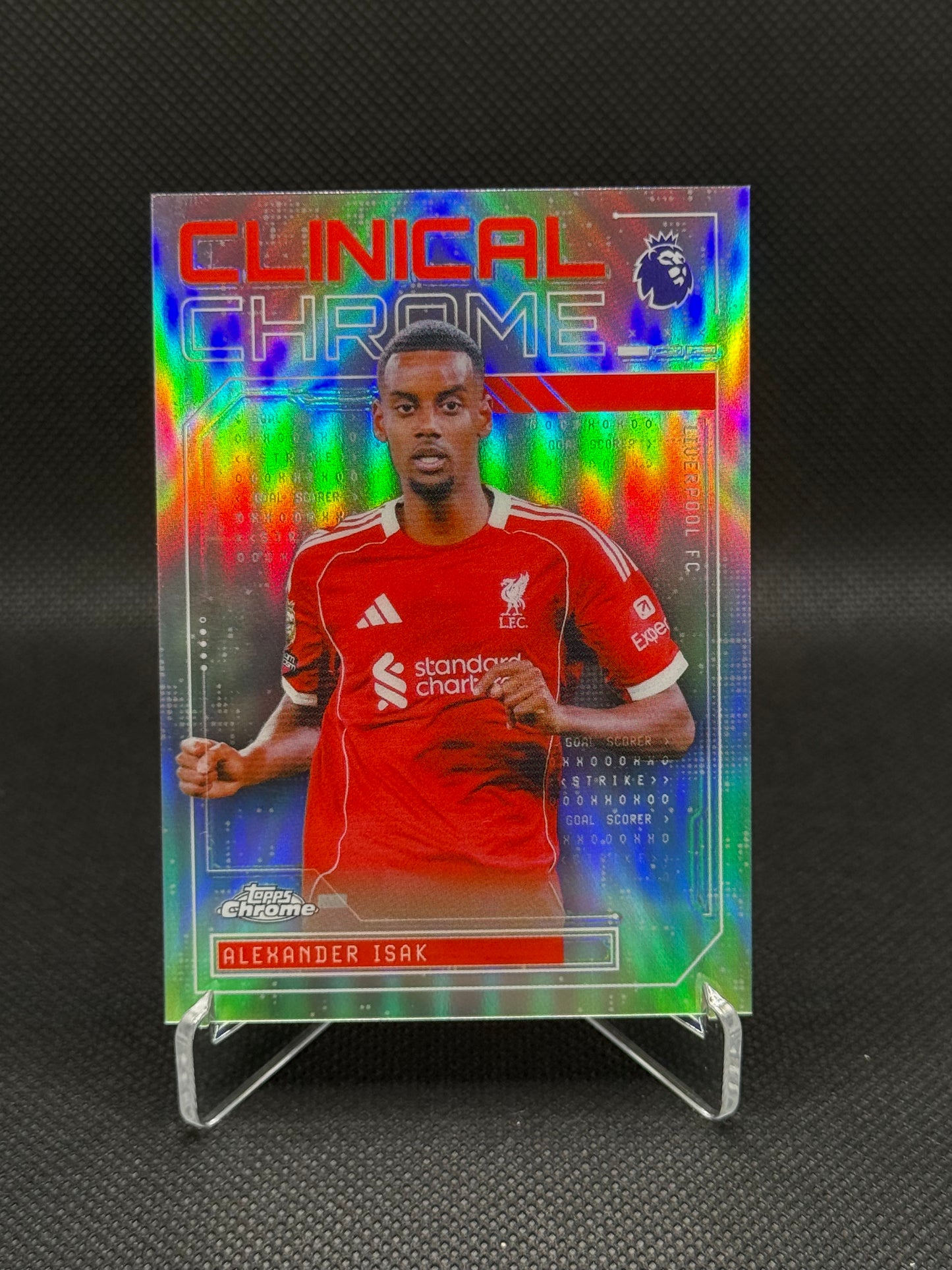 Alexander Isak – Clinical Chrome Insert – Topps Chrome