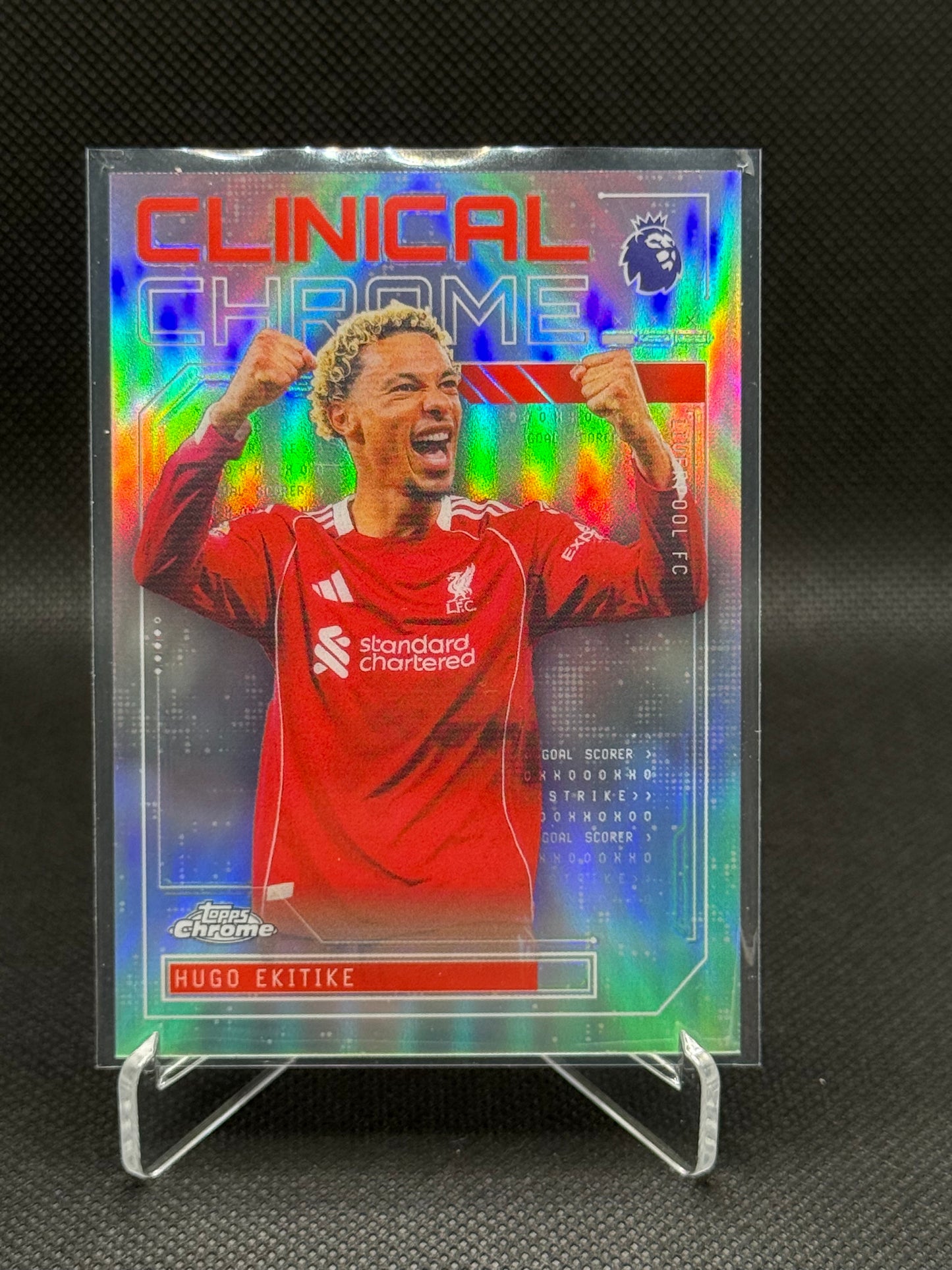 Hugo Ekitiké – Clinical Chrome Insert – Topps Chrome