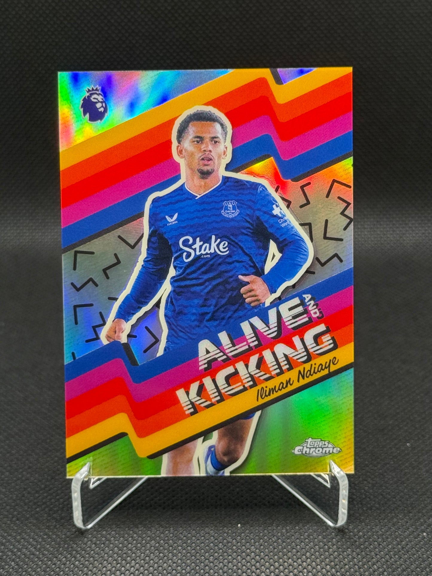 Iliman Ndiaye – Alive and Kicking Chrome Insert – Topps Chrome