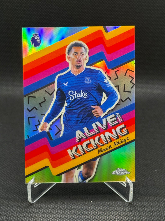 Iliman Ndiaye – Alive and Kicking Chrome Insert – Topps Chrome