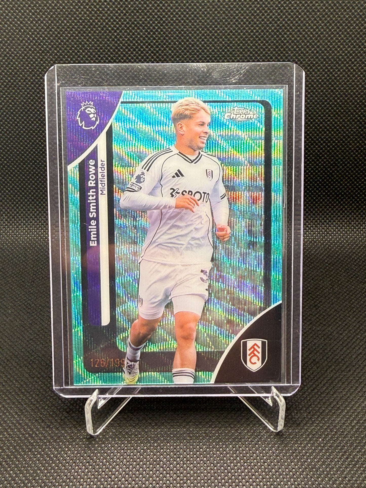 Emile Smith Rowe – Topps Chrome Blue Refractor 126/199
