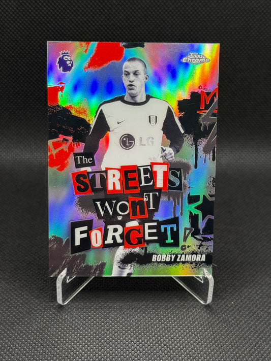 Bobby Zamora – The Streets Won’t Forget Insert – Topps Chrome