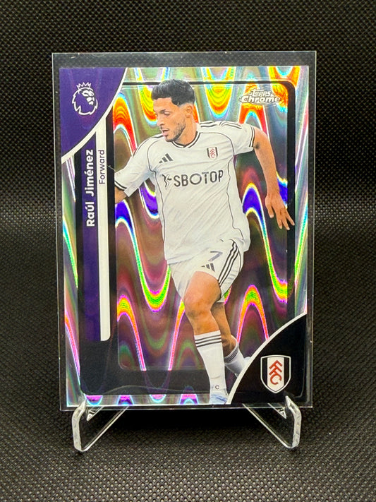Raúl Jiménez – Topps Chrome RayWave Refractor