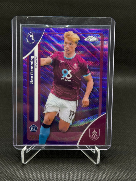 Zian Flemming – Topps Chrome Purple Refractor 029/075 – RC