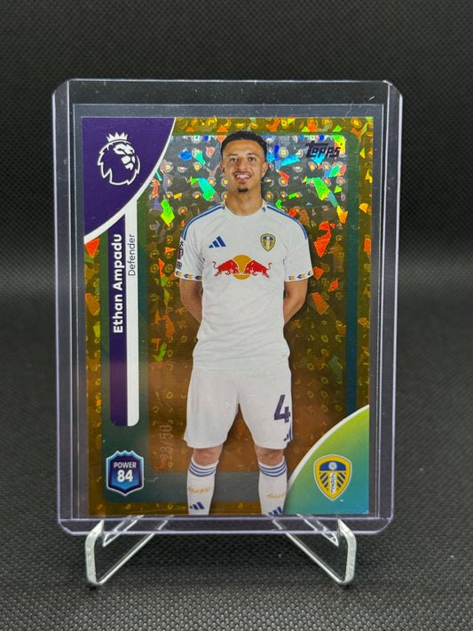 Ethan Ampadu – Gold Speckle Parallel 028/050 – Topps Premier League Debut
