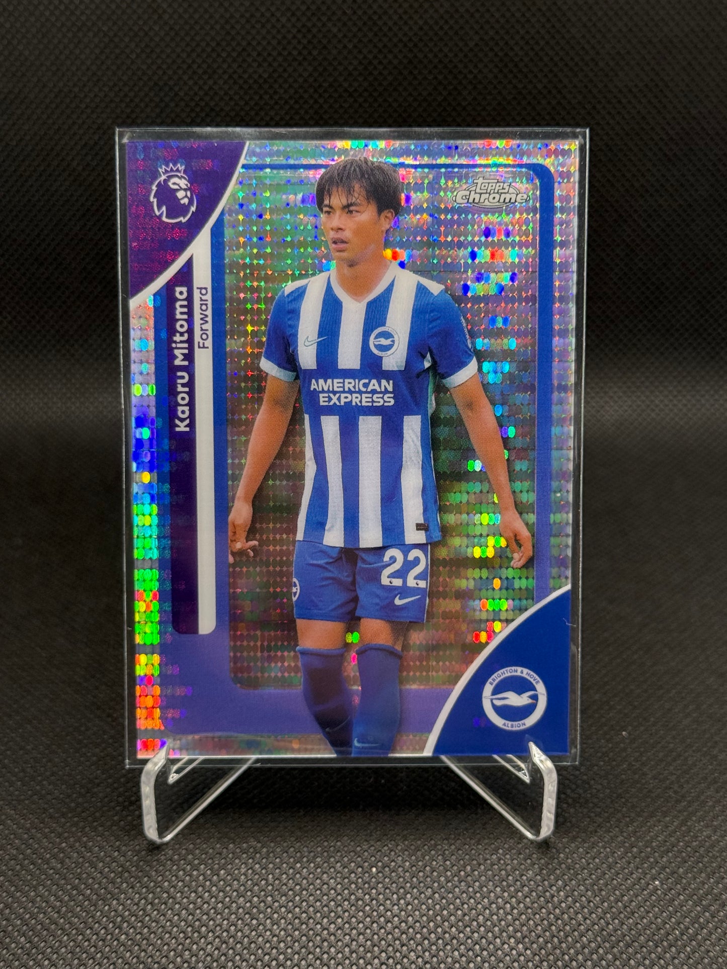 Kaoru Mitoma – Topps Chrome Refractor