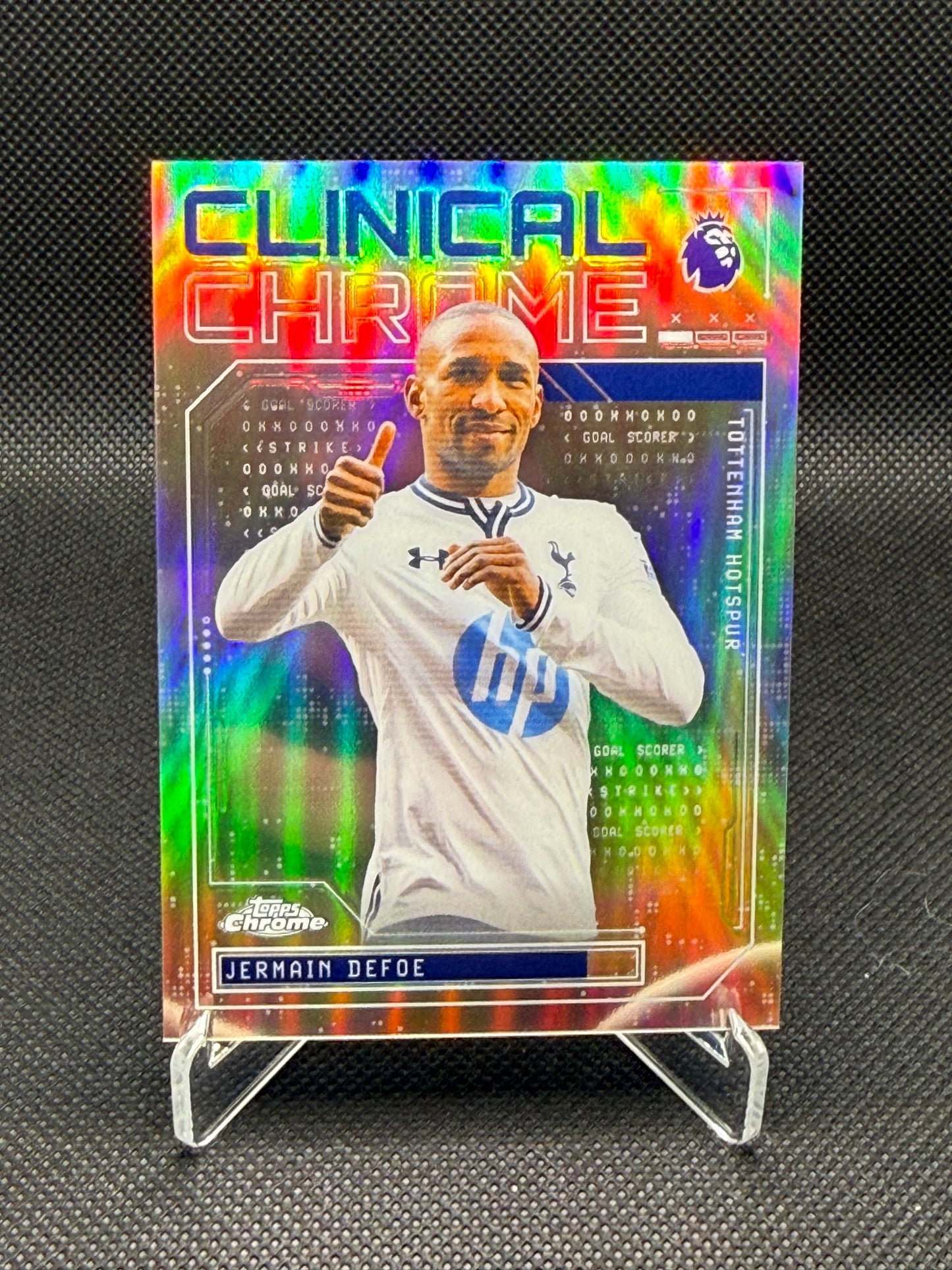 Jermain Defoe – Clinical Chrome Insert – Topps Chrome