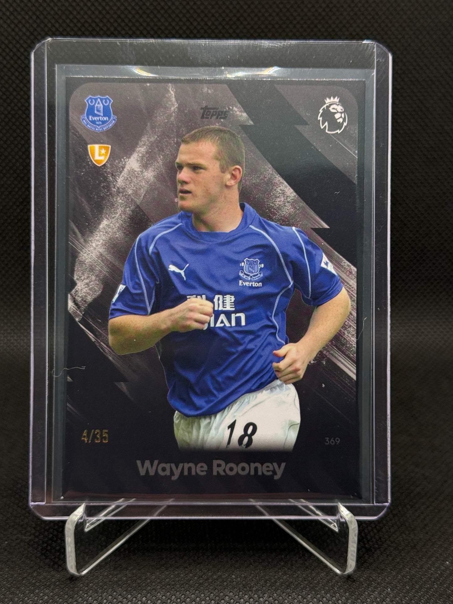 Wayne Rooney – 004/035 – Topps Total Football Series 1