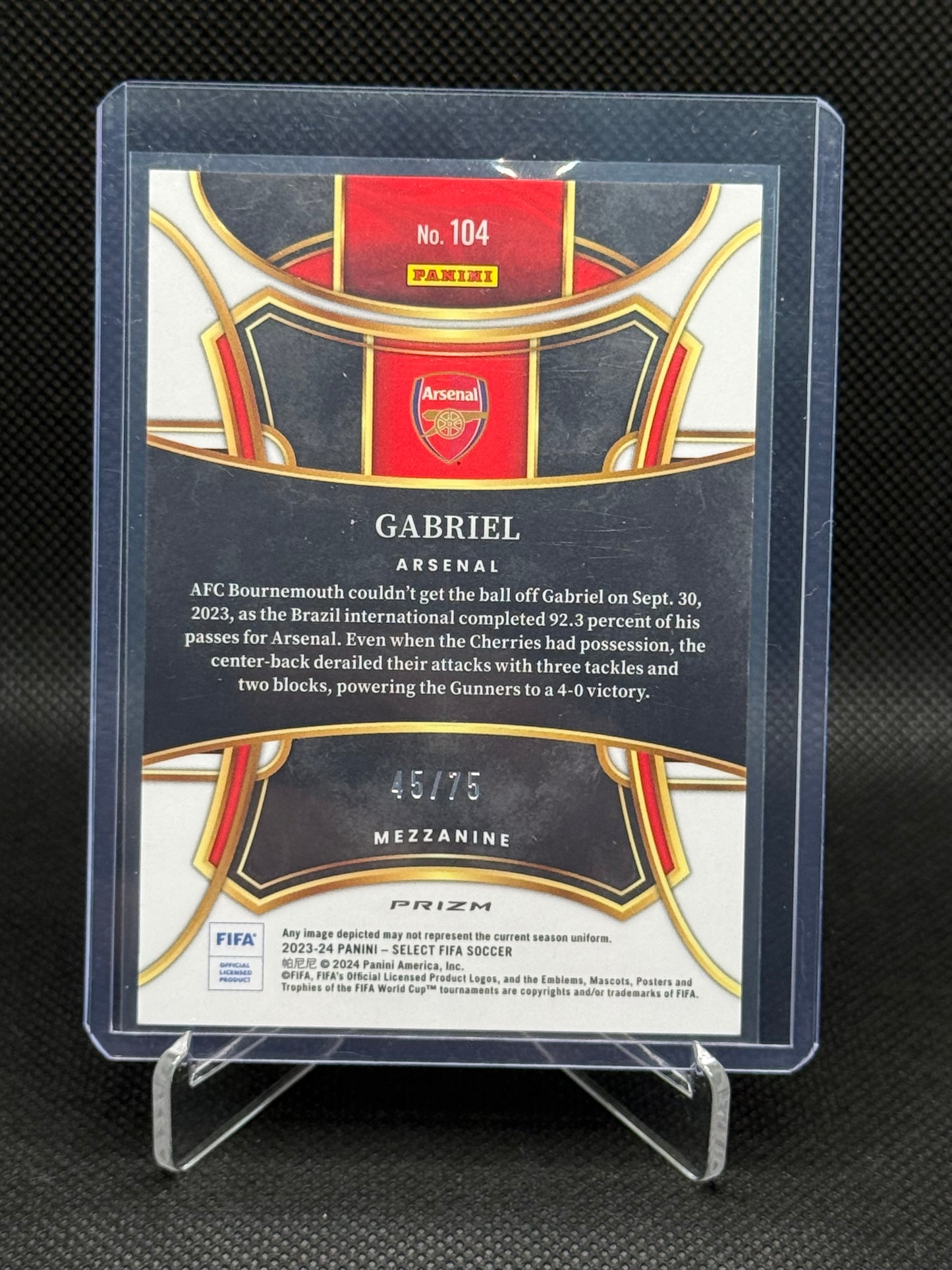 Gabriel – Pink Mezzanine 45/75 – Panini Select