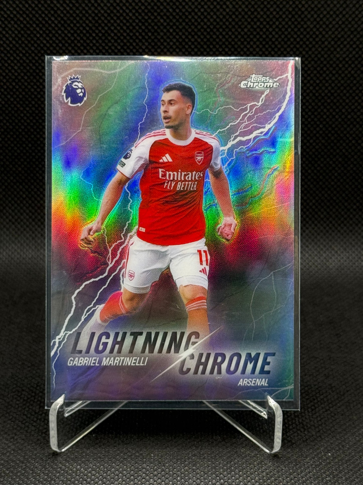 Gabriel Martinelli – Lightning Chrome Insert – Topps Chrome