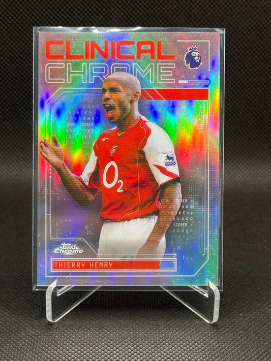 Thierry Henry – Clinical Chrome Insert – Topps Chrome