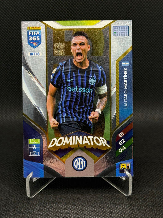Lautaro Martínez – Dominator Insert – Panini Adrenalyn XL