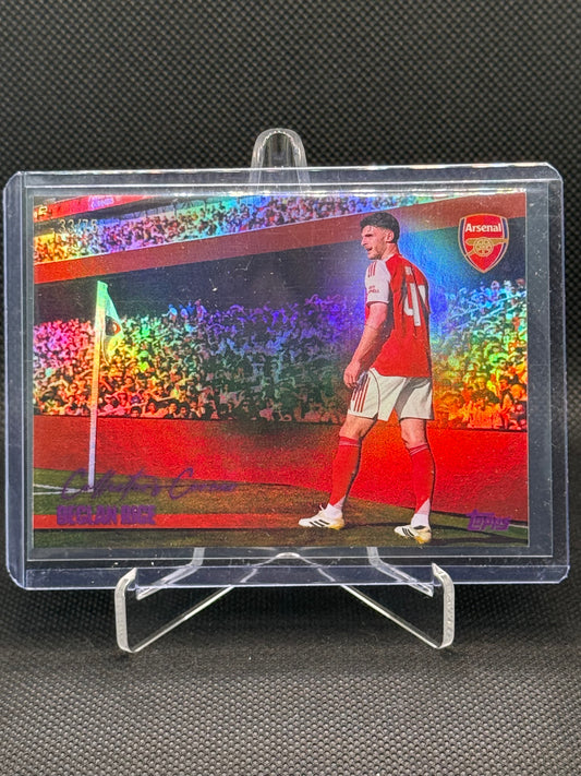 Declan Rice – Collectors Corner Insert 33/75 – Topps Arsenal Team Set