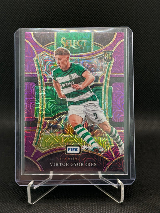 Viktor Gyökeres – Purple Refractor - RC – Panini Select