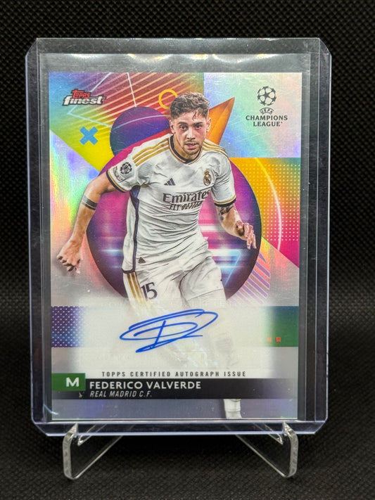 Federico Valverde – Autograph – Topps Finest UEFA Champions League