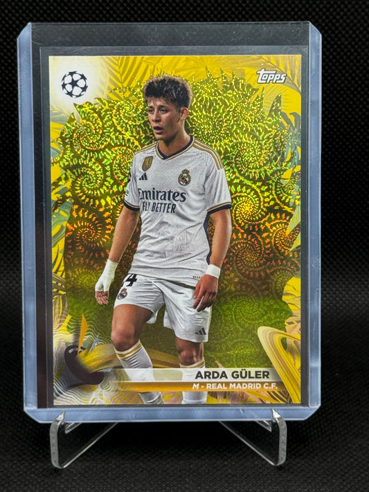 Arda Güler – Gold Carnival 17/50 – Topps UEFA Champions League